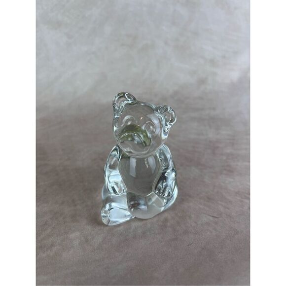 Vintage Princess House Crystal Bear Paperweight - Picture 2 of 7